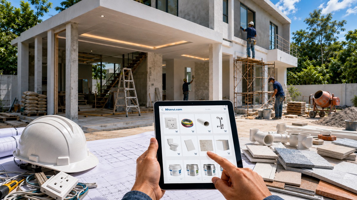 Xu hướng mua vật tư xây dựng online tại Việt Nam